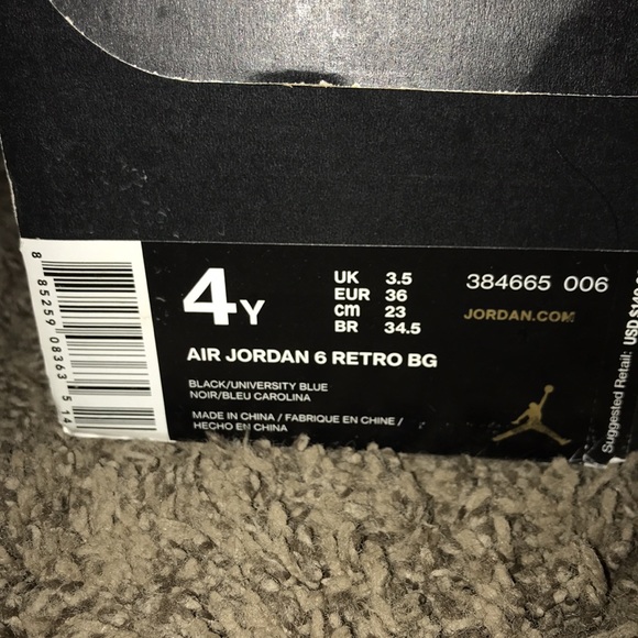 Air Jordan 6 retro BG - Picture 4 of 5